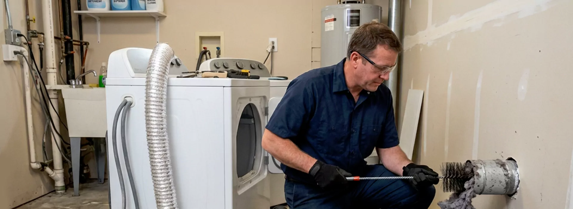 Clogged Dryer Vent Repair in Baytown, Texas