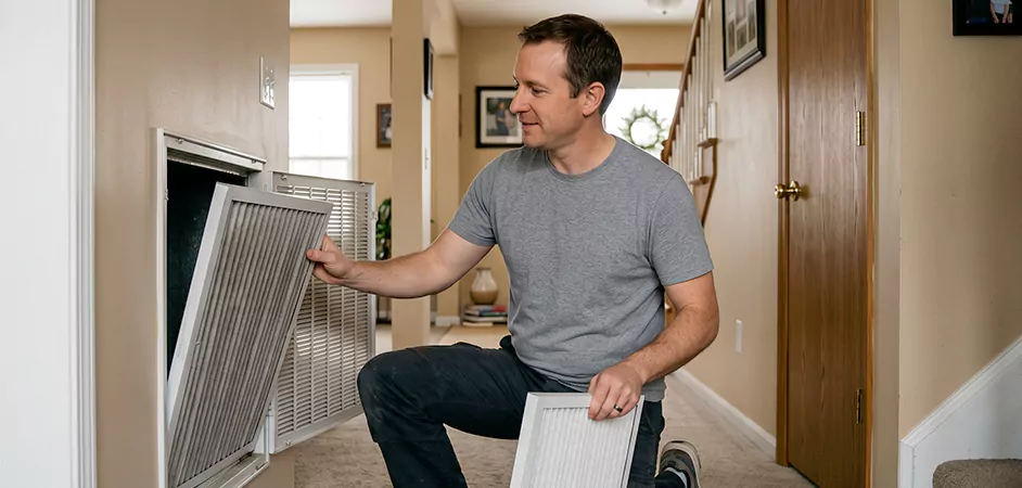 AC Air Filter Replacement in Baytown, TX