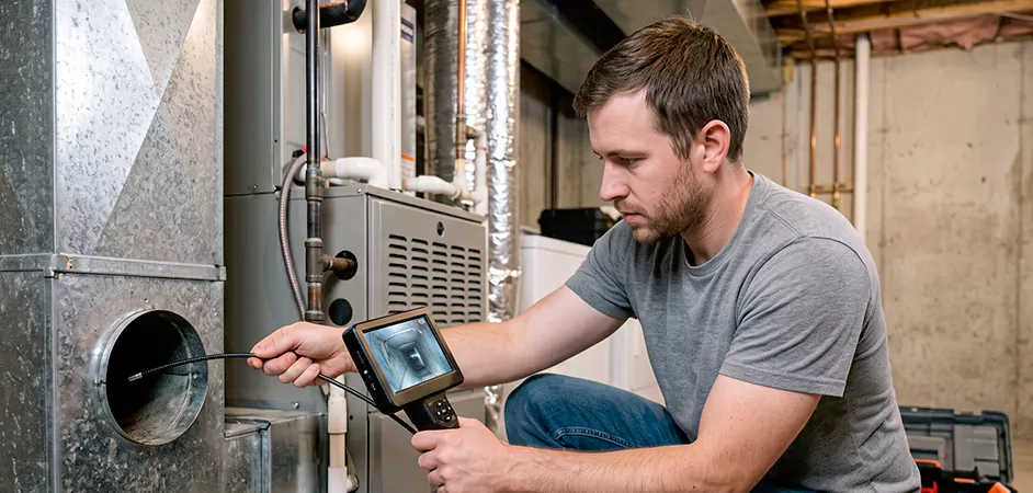 Air Duct Camera Inspection in Baytown, TX