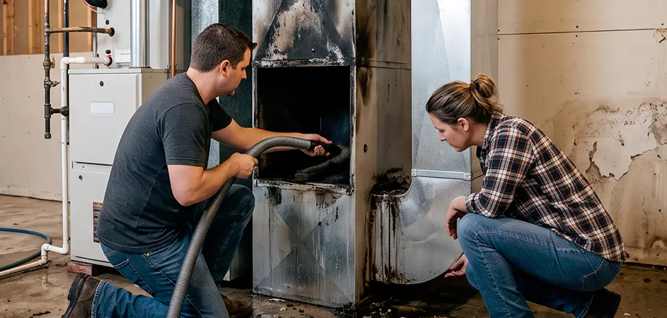 Fire and Flood Duct Restoration in Baytown, TX