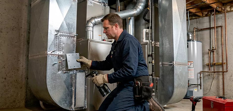 Supply and Return Plenum Repair in Baytown