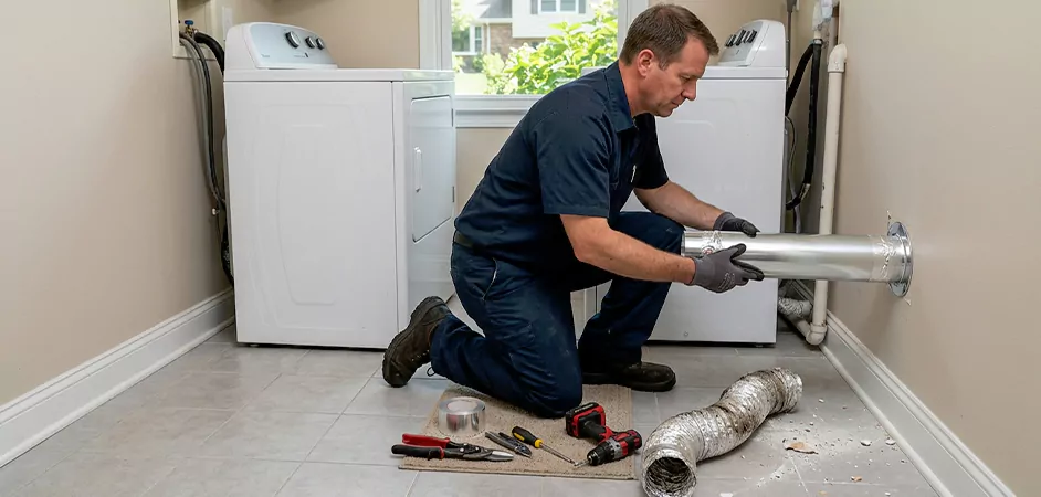 Dryer Vent Replacement in Baytown