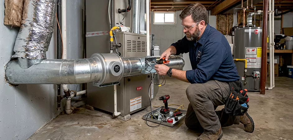 Booster Fan Installation in Baytown