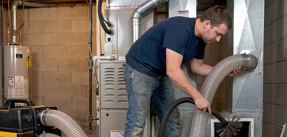 Negative Pressure Duct Cleaning for Large and Long Duct Systems in Baytown