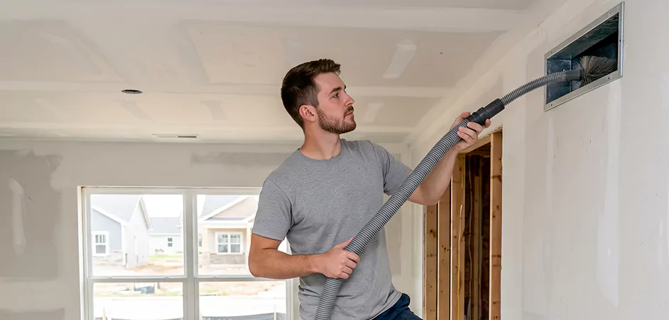 Multifamily New Construction Duct Cleaning in Baytown
